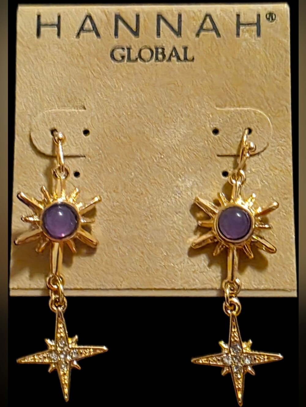 Sunburst Drop Earrings